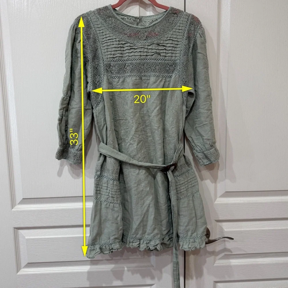 Free People Belted Mini Dress - Picture 8 of 8